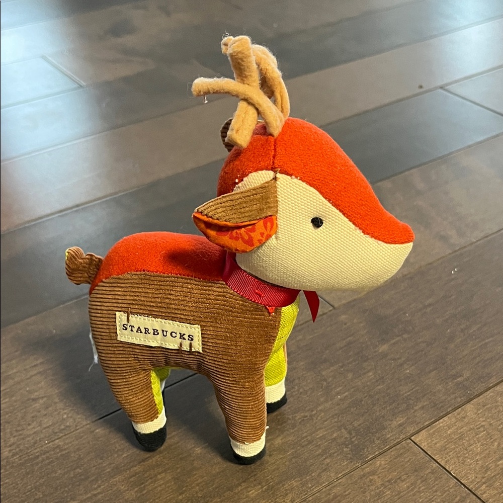 Starbucks Festive Reindeer Plush from 2008